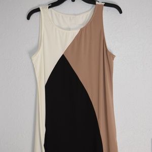 NWOT Color block dress